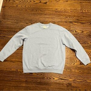 Blair Womens Light Blue Crewneck Sweatshirt